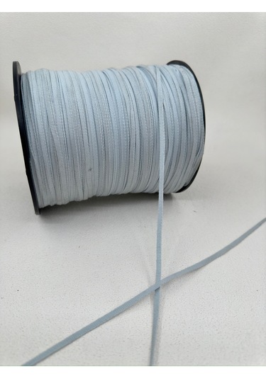 4 Mm Askılık Grogren Şerit 5 Metre - Açık Mavi