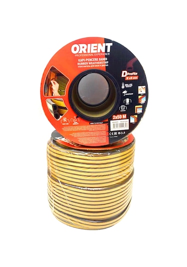 Kahverengi 100mt2x50mtbobin Fitil Kapı Pencere Bant 5224 Çok Renkli