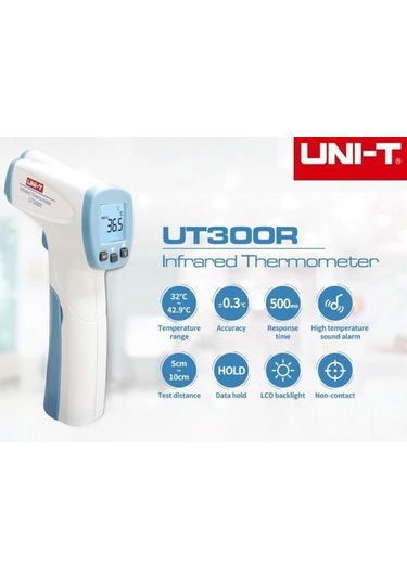 Unit UT300R Temassız Lazer Vücut Termometresi Ateş Ölçer