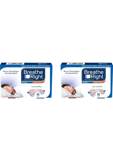 Breathe Right Burun Bantları Küçük Orta 2 x 10'lu