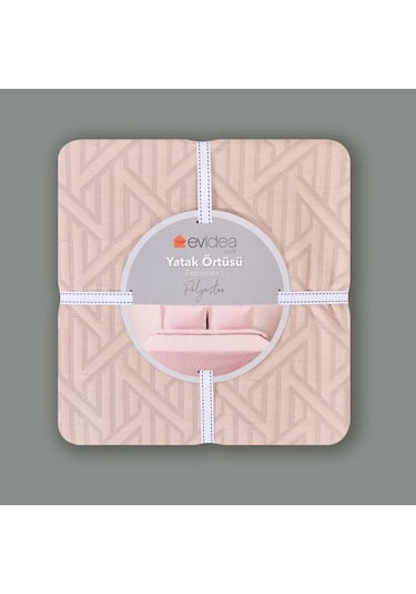 Evidea Soft Anka Çift Kişilik Yatak Örtüsü - Pembe - 240x260 Cm Pembe