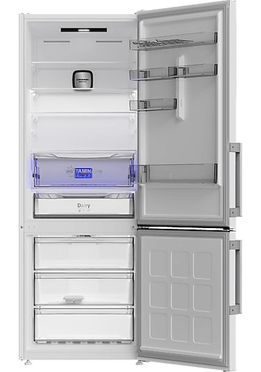 Grundig GPKND 490 490 L Duo-No Frost Alttan Donduruculu Buzdolabı Beyaz