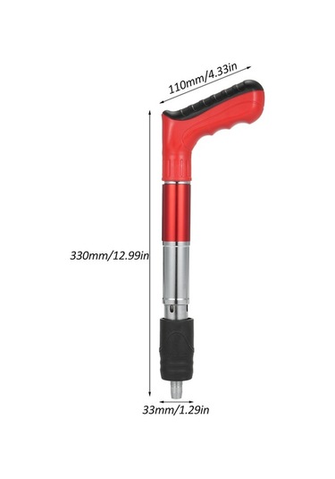 Pazly Kademeli Manuel Çivi Tabancası - Tavan/kablo Gizleme/montaj İçin 7.3mm Çivi Atma Makinesi