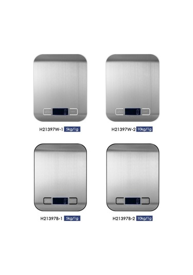 Ulzyvf Yüksek Hassasiyetli 10kg Dijital Mutfak Terazisi - G/ml/lb Ölçüm, Siyah Siyah