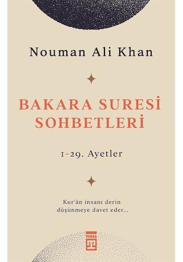 Bakara Suresi Sohbetleri - Nouman Ali Khan - Timaş Yayınları
