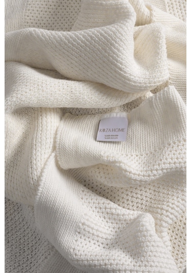 Miel Krem Akrilik Çocuk Battaniyesi 33659 80x100 Kh-33659 Krem