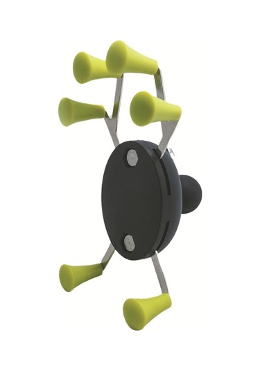 Kartal Pençeleri X-tipi Altı Pençeli Metal Cep Telefonu Geri Klip Bisiklet Motosiklet Cep Telefonu Tutucu Yeşil Yeşil