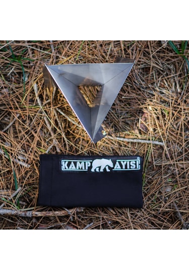 Kamp Ayısı Coffdripp V60 Filtre Kahve Demlik: Katlanabilir Paslanmaz Çelik Kahve Dripper