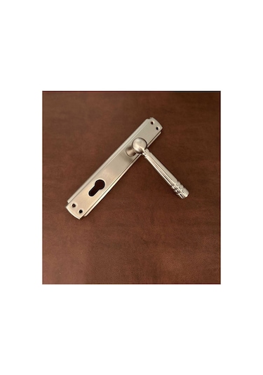 Osmanlı Topkapı Handles Saten Aynalı Yale Çelik Kapı Kolu 1 Takım