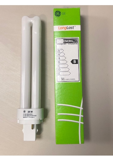 G/e Plc Lamba 26w/830 2p 3000 Kelvin 1800 Lümen Sarı