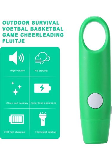 Suntek Elektronik Düdük Spor Elektrikli Kordonlu Yeşil Yeşil