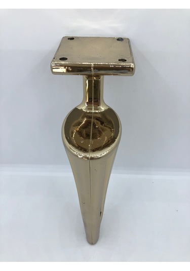 Plastik,21cm Metal Görünümlü Gold Kaplamalı Mobilya Ayağı 4 Adt