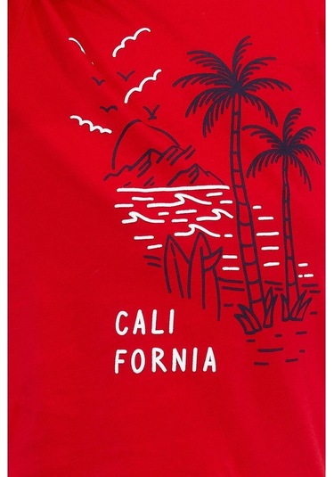 Roly Poly 2709 California Kırmızı Erkek Çocuk Bermuda Takım