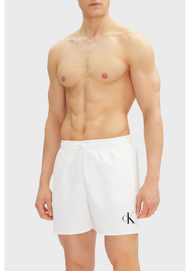 Calvin Klein Erkek Mayo Short Km0km01101 Ycd Beyaz Beyaz Calvin Klein Erkek Mayo Short Km0km01101 Ycd Beyaz Beyaz