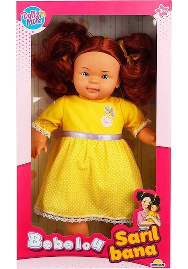 Bebelou Sarıl Bana Bebeği 40cm 31124 Kızıl Saçlı