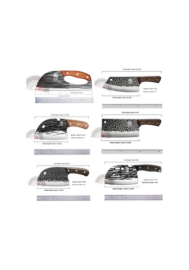 Reedark Hafif Ev Chef Bıçağı - 60 + Keskin Uç, 13cm Bıçak - Et, Sebze, Makarna Kolay Kesim, Kadınlar İçin Dayanıklı Dökme Çakı Diğer