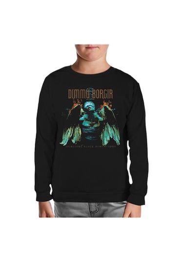 Dimmu Borgır - Dimensions Siyah Çocuk Sweatshirt Siyah
