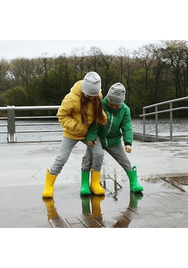 Crocs Crocs Handle It Rain Boot Kids Unisex Çocuk Sarı Bot 113 Sarı