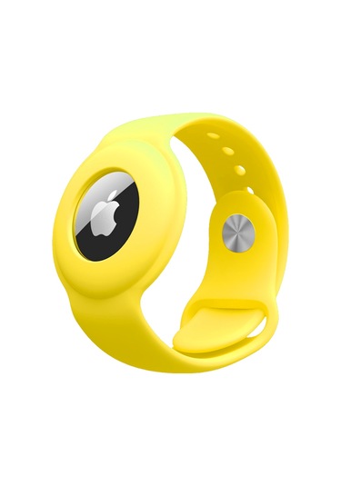 Ekılıf - Airtag Uyumlu Anahtarlık Kordon - Sarı