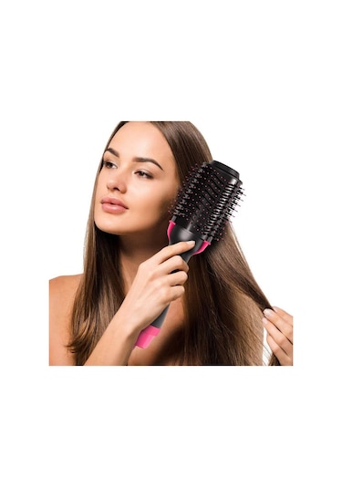 3in1 Tarak Saç Şekillendirici Düzleştirici Kurutmalı Fön Tarağı