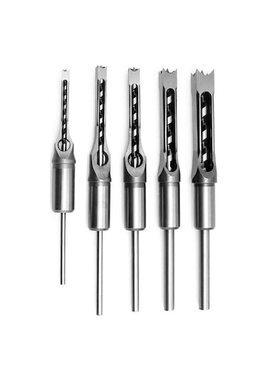 Xinxin Kare Delik Matkap Ucu Ağaç İşleme Delik Testere 5 Adet