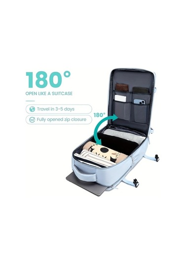 Luckydog Yeşil Topshop1 Kadın Sırt Çantası - 15.6 Bilgisayar & Ayakkabı Bölmesi/ Yeşil