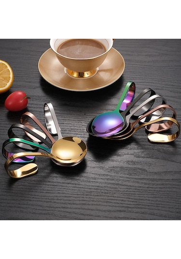 Suntek Servis Kaşıkları Çorba Tatma Paslanmaz Çelik Arjantin