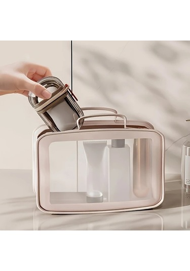 Meridiangoods 1 Adet Mini Taşınabilir Sabun Kutusu - Çift Contalı Gri Seyahat Sabun Kutusu Gri