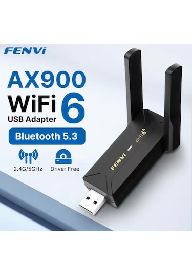 Fu-ax900 Wifi-6+bluetooth 5.3 Adaptörü Yüksek Çekim Ce Sertifika