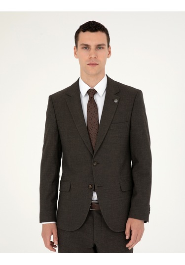 Pierre Cardin Erkek Kahverengi Takım Elbise 50292221-vr029 Kahverengi