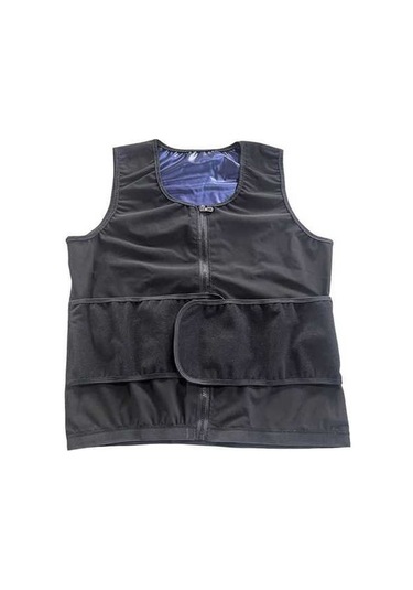 Ganzhoushop Yeleği Vücut Suntek Siyah Sauna İnceltici İçin Erkekler Geniş Bel Yj Siyah
