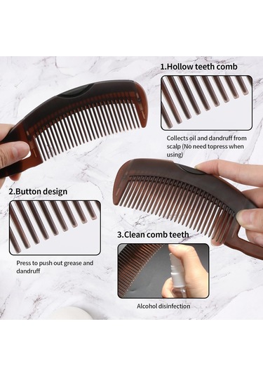 Kepek Tarağı, Saç Derisi Tarağı, Sedef Hastalığı Tarağı, Kepek Giderici Tarağı, Saç Derisi Süpürgesi, Kepek Giderici, Bit Tarağı, Kadınlar Ve Erkekler İçin Çok Amaçlı Enerji Saç Tarağı