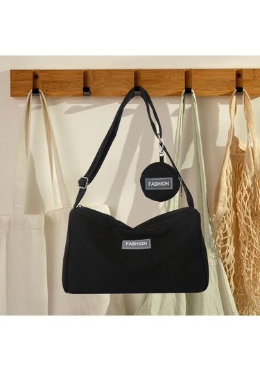 Suntek Kadın Omuzdan Askili Çanta Crossbody Çanta Siyah