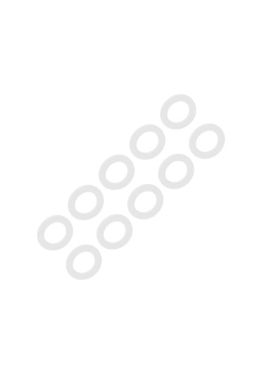 Neevoyu 10 Adet 1 1/4 İnç Beyaz Silikon Düz Yalıtım Y垫片: Isıya Dayanıklı, Toksiksiz, Su Isıtıcıları İçin Efficent Leakage Önleyici