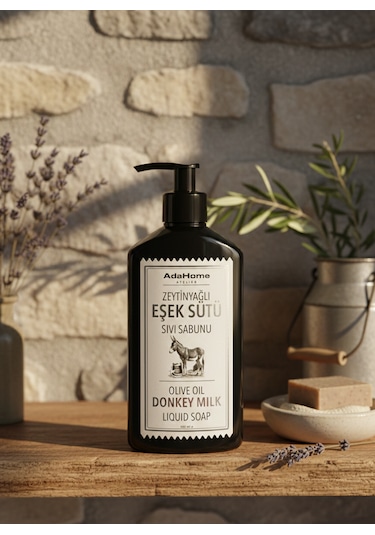 Adahome Atelier Zeytinyağlı Ve Eşek Sütlü Sıvı Sabun