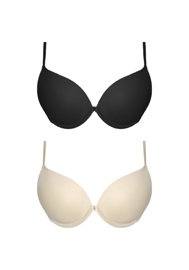 Cottonhill Lol Up Push Up Balenli Sütyen 2'li Paket-2 Çok Renkli