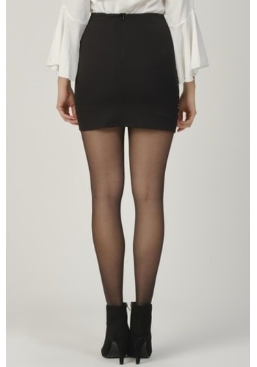 Shahiqa Kadın Parlak Taşlı Mini Etek