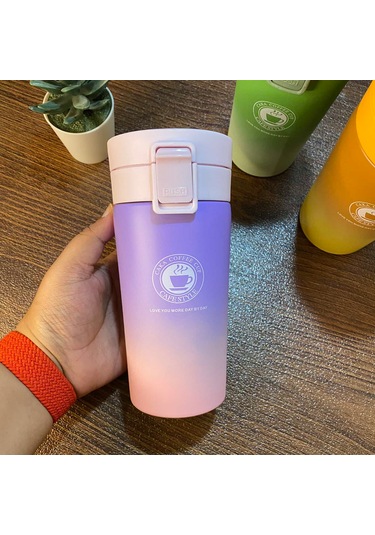 Kahve Kupası Termos Caka Coffee Cup Açık Mor