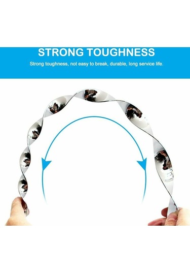 Korkuluk, 12'li Paket, Korkuluk, Yansıtıcı Ve Dönen Spiral, 6 Renk 30 Cm Hy