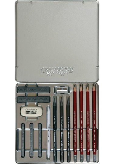 Cretacolor Graphite Çizim Seti 15 Parça