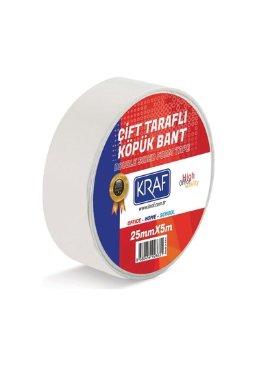 Çift Tarafli Köpük Bant 25mmx5m 5025g