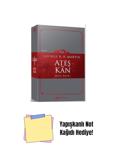 Ateş Ve Kan Özel Edisyon + Yapışkanlı Not Kağıdı