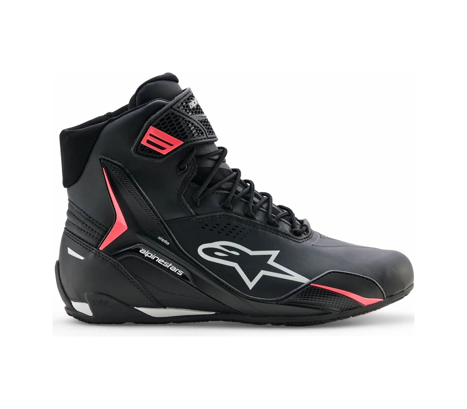 Alpinestars Faster-4 Ds Korumalı Motosiklet Botu Gri - Kırmızı - Siyah