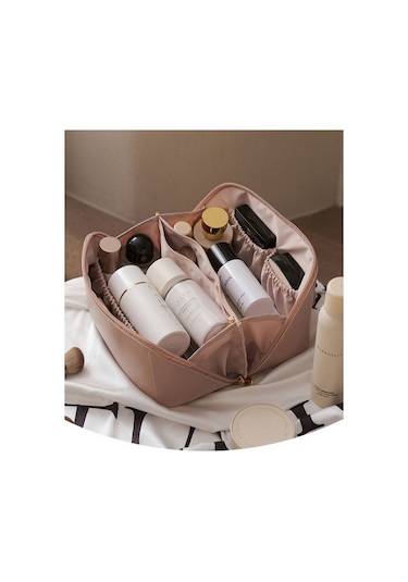 None Taşınabilir Seyahat Makyaj Çantası