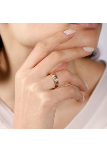 Sevilla Altın Yüzük 14K Golden Siens 465529315