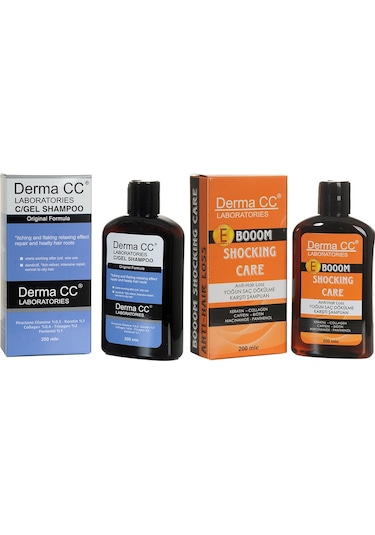 Derma CC Laboratories C/Gel Shampoo 200 ML + Booom Shocking Care Shampoo 200 ML
