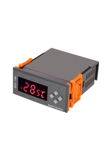 L-amaçlı Yüksek Doğruluk Dc 12v Led Dijital Sıcaklık Kontrol Cihazı Termostat 2 Röle Ntc Sensörü & Sıcaklık Alarmı