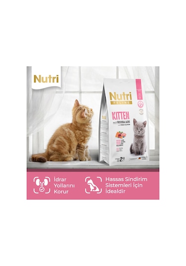 Nutri Feline Somonlu Yavru Kedi Maması 2 KG