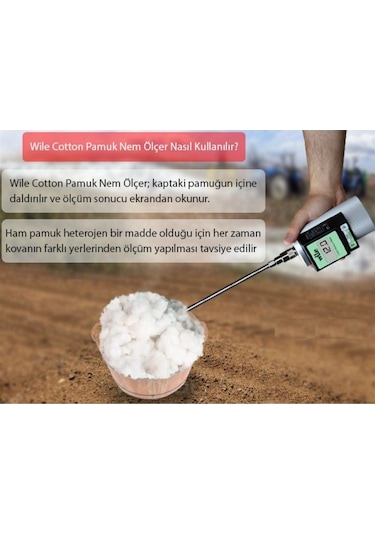 Wile Cotton Pamuk Nem Ölçer