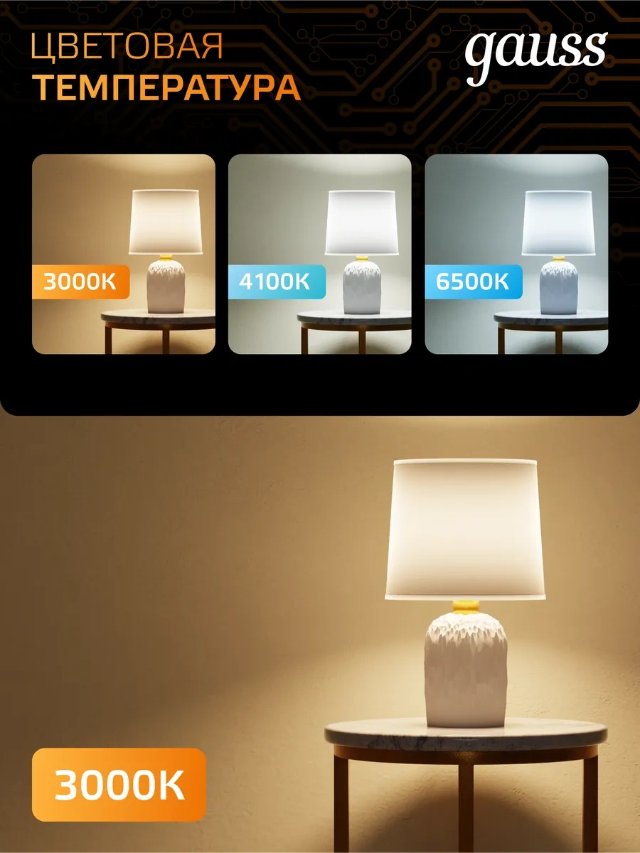 Gauss E27 Küre Ampul G95 16w 3000k Sıcak Beyaz Led Ampul 356555718